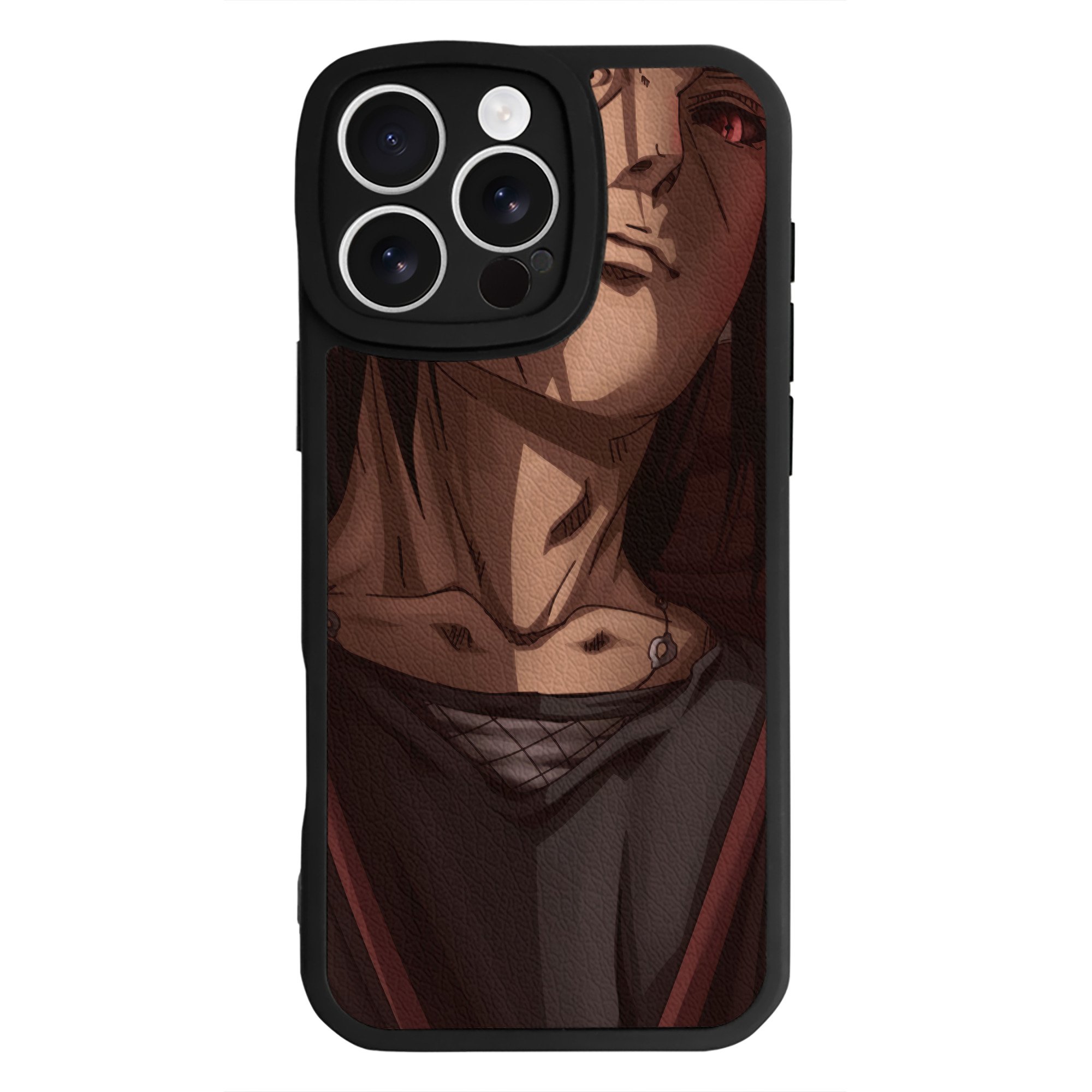 （画像用） NARUTO -ナルト- NARUTO -ナルト- 疾風伝 【iPhone 16シリーズ対応】シリコンスマホケース（レザー調） 材質：シリコン